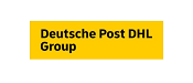 Logo grupy DHL firmy Deutsche Post.