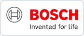 Logoet for Bosch med taglinjen Invented for Life 