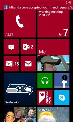 A close-up of a phone screen