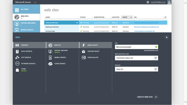 Introducing Web Hosting Plan for Azure Web Sites