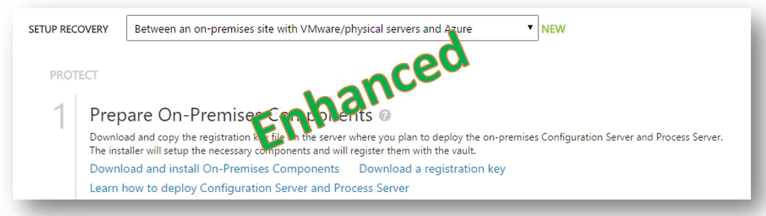 enhanced VMware to Azure