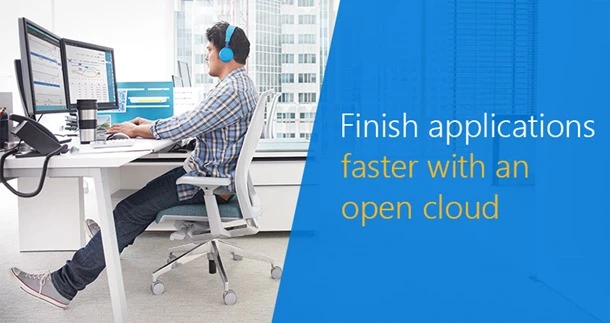 Finish applications faster with an open cloud