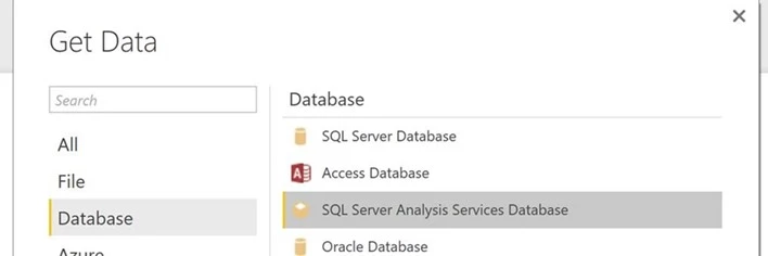 SQL Server Analysis Services Database