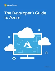 Cover image from The Developer's Guide to Azure (August 2018)