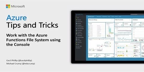 Thumbnail from How to work with the Azure Functions File System by Azure Tips & Tricks from YouTube