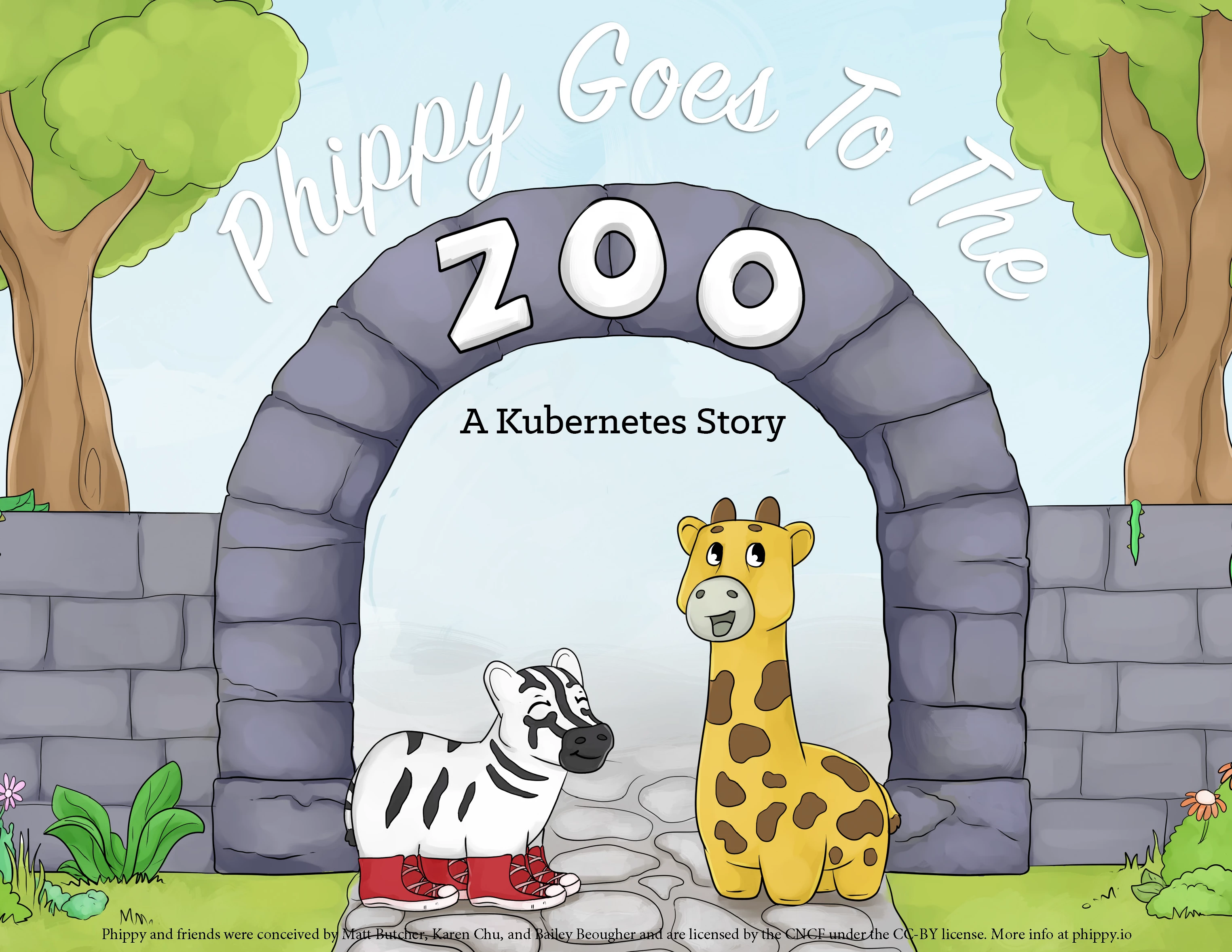 Cover from the guide, Phippy Goes to the Zoo: A Kubernetes Story