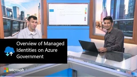 Thumbnail from the video, Overview of Managed Identities on Azure Government