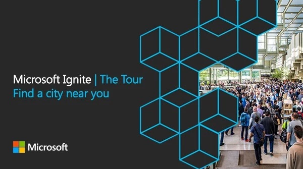 Microsoft Ignite | The Tour promotional graphic