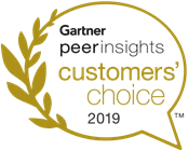 Gartner peer insights customers' choice 2019 seal