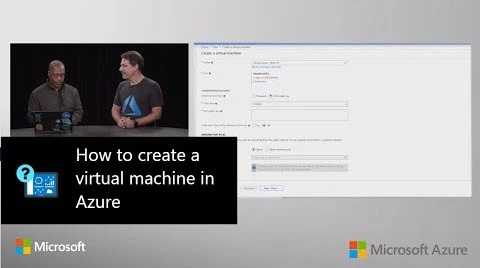 Thumbnail from How to create a virtual machine in Azure | Azure Portal Series