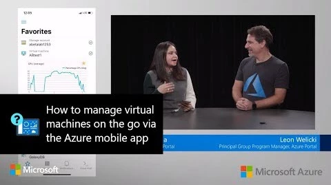 Thumbnail from How to manage virtual machines on the go via the Azure mobile app