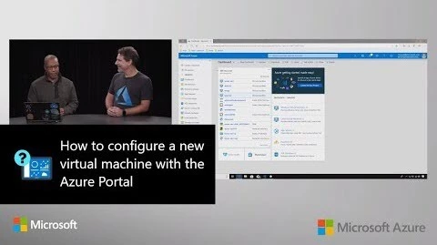 Thumbnail from How to configure a new virtual machine with the Azure Portal