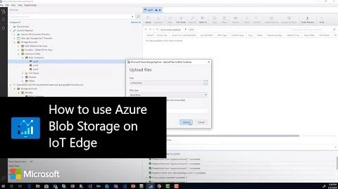 Thumbnail from How to use Azure Blob Storage on IoT Edge on YouTube