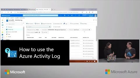 How to use the Azure Activity Log | Azure Portal Series