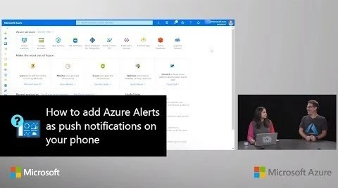 Thumbnail from How to add Azure Alerts as push notifications on your phone