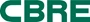 Emerald green CBRE logo