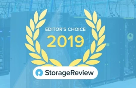 Image of Editor's choice 2019 StorageReview award