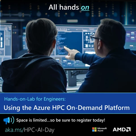hands on lab for engineers using the Azure H P C on demand platform.
