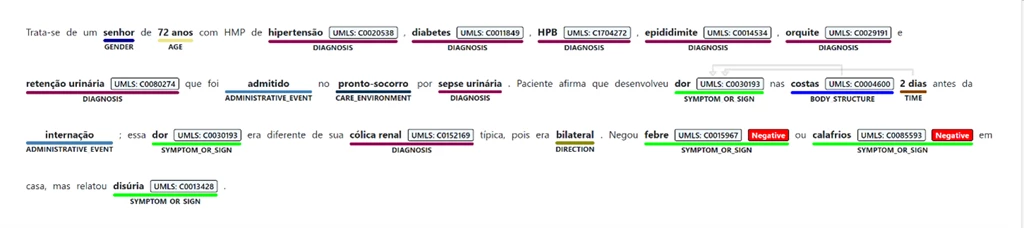 analysis of Portuguese unstructured biomedical text using Text Analytics for Health
