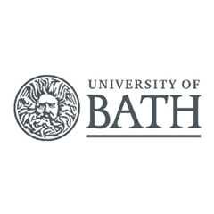 Logo of a carved face with University of Bath written to the right.