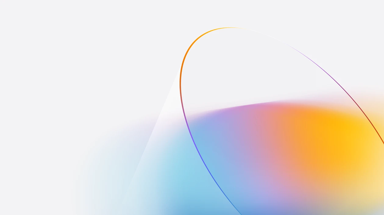Abstract color wave