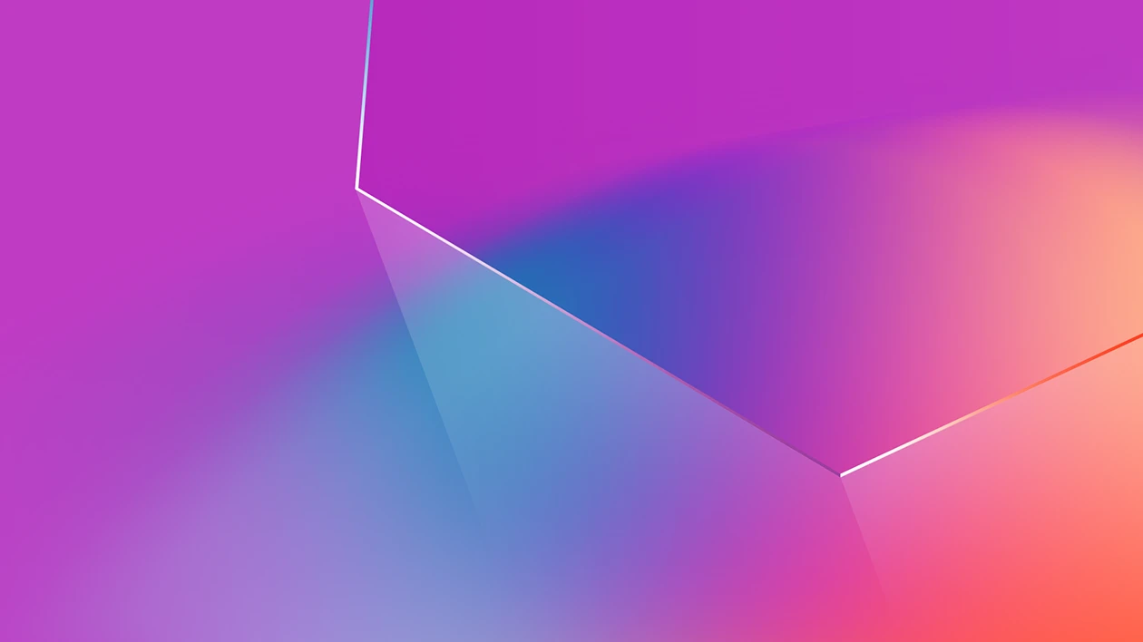 A colorful background with a white line