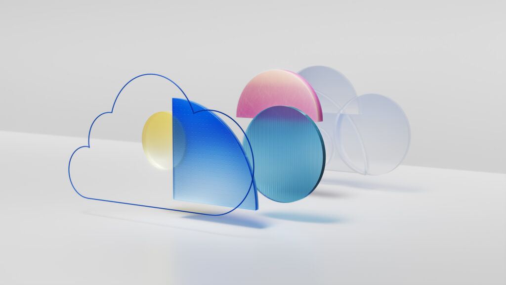 3D abstract image of cloud