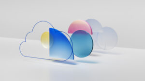 3D abstract image of cloud