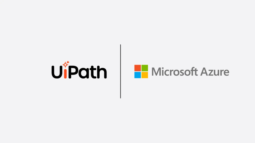 UiPath and Microsoft Azure wordmarks.