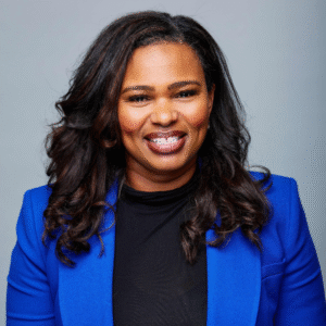 A headshot of Natalie Wossene.