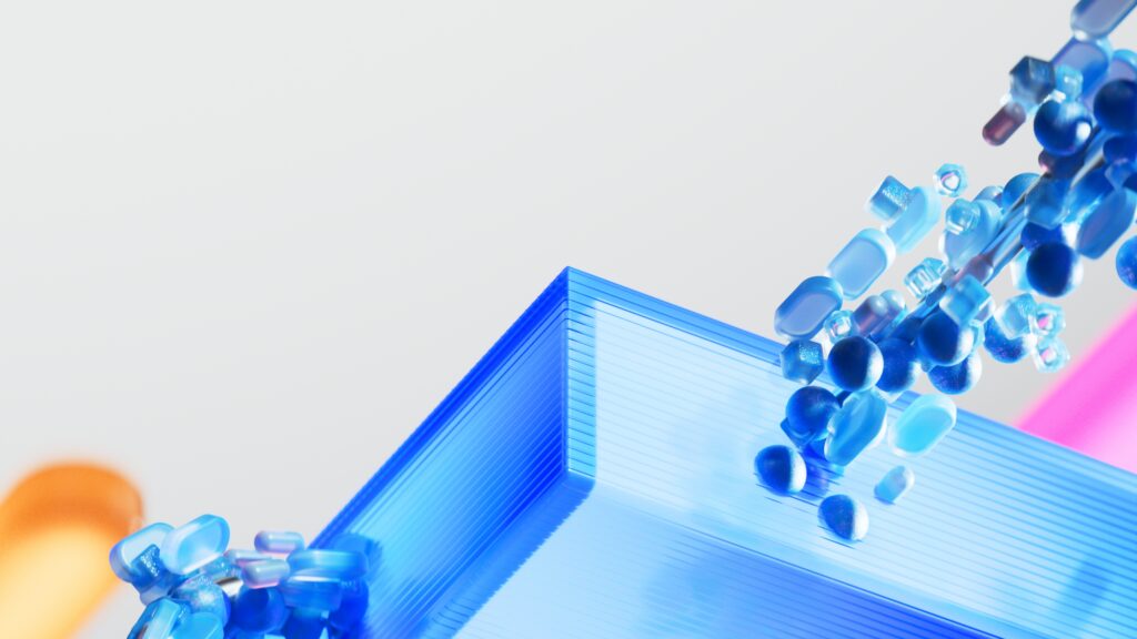 Abstract Azure image