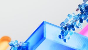 Abstract Azure image