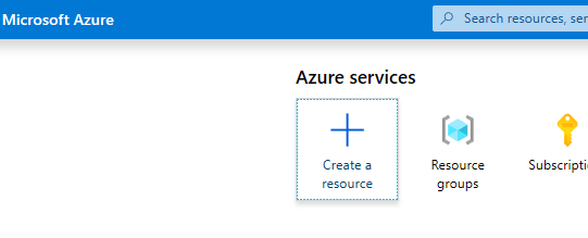 Azure - 添加资源